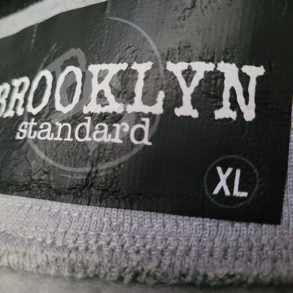 NWT Brooklyn Standard Joggers XL (36Wx31L) Adult Fleece Drawstring Gray Black - Picture 9 of 9